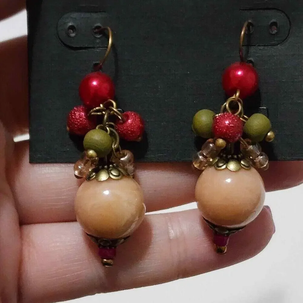 TRreska funky drop earrings new!!!